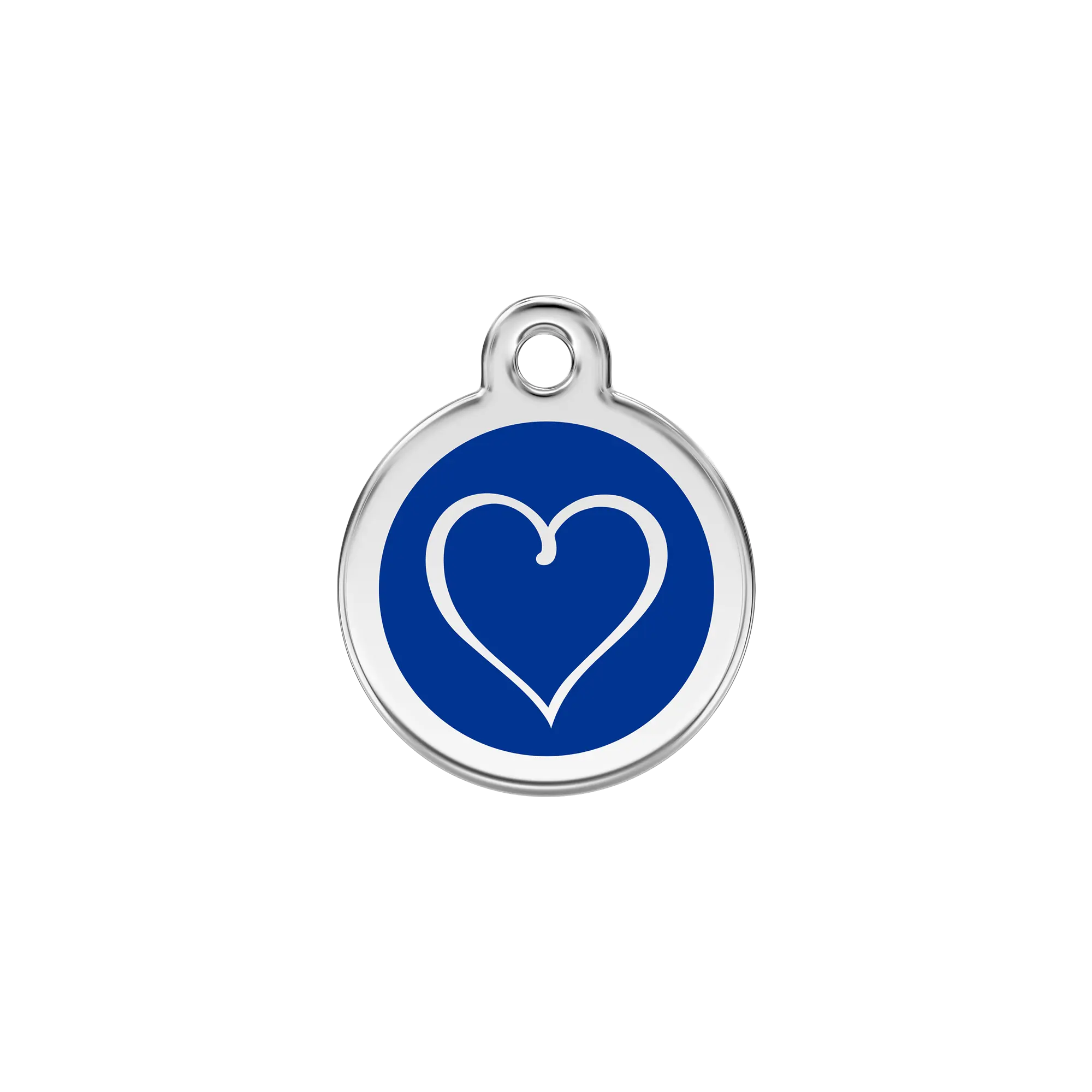 Tribal Heart Enamel & Stainless Steel pet tag