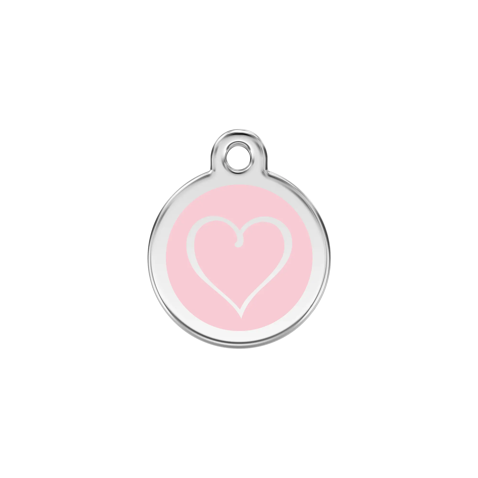 Tribal Heart Enamel & Stainless Steel pet tag