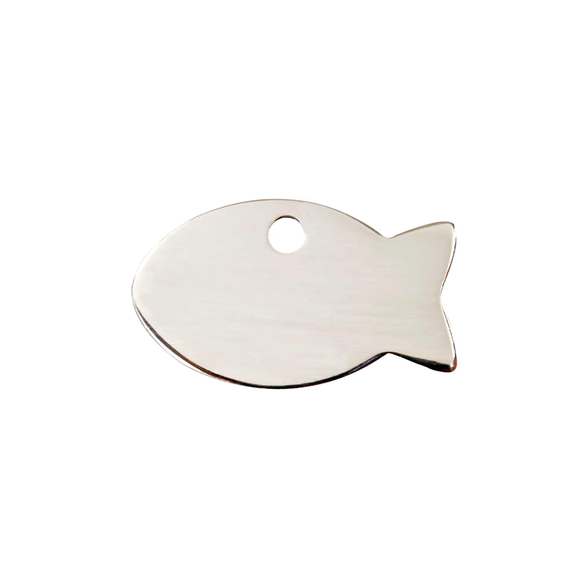 Fish Flat Stainless Steel pet tag