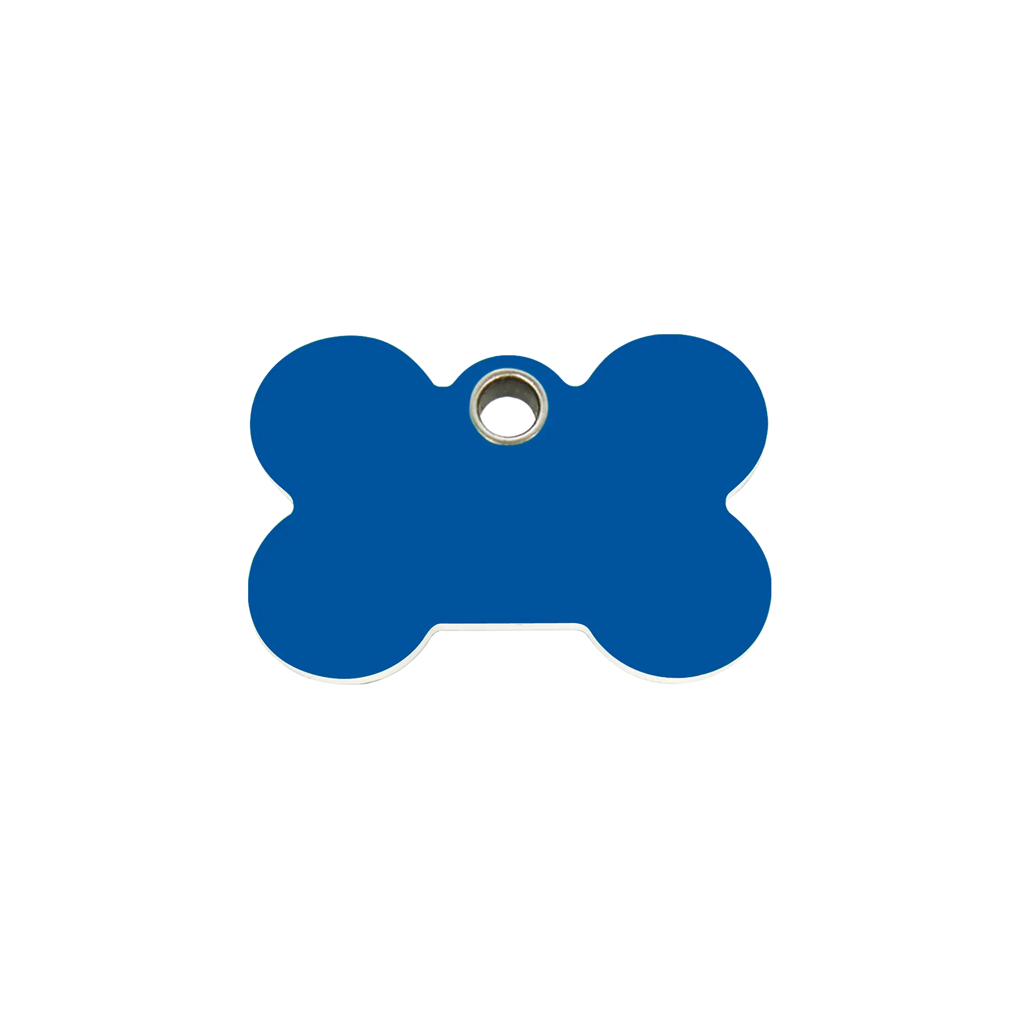 Bone Flat Plastic pet tag
