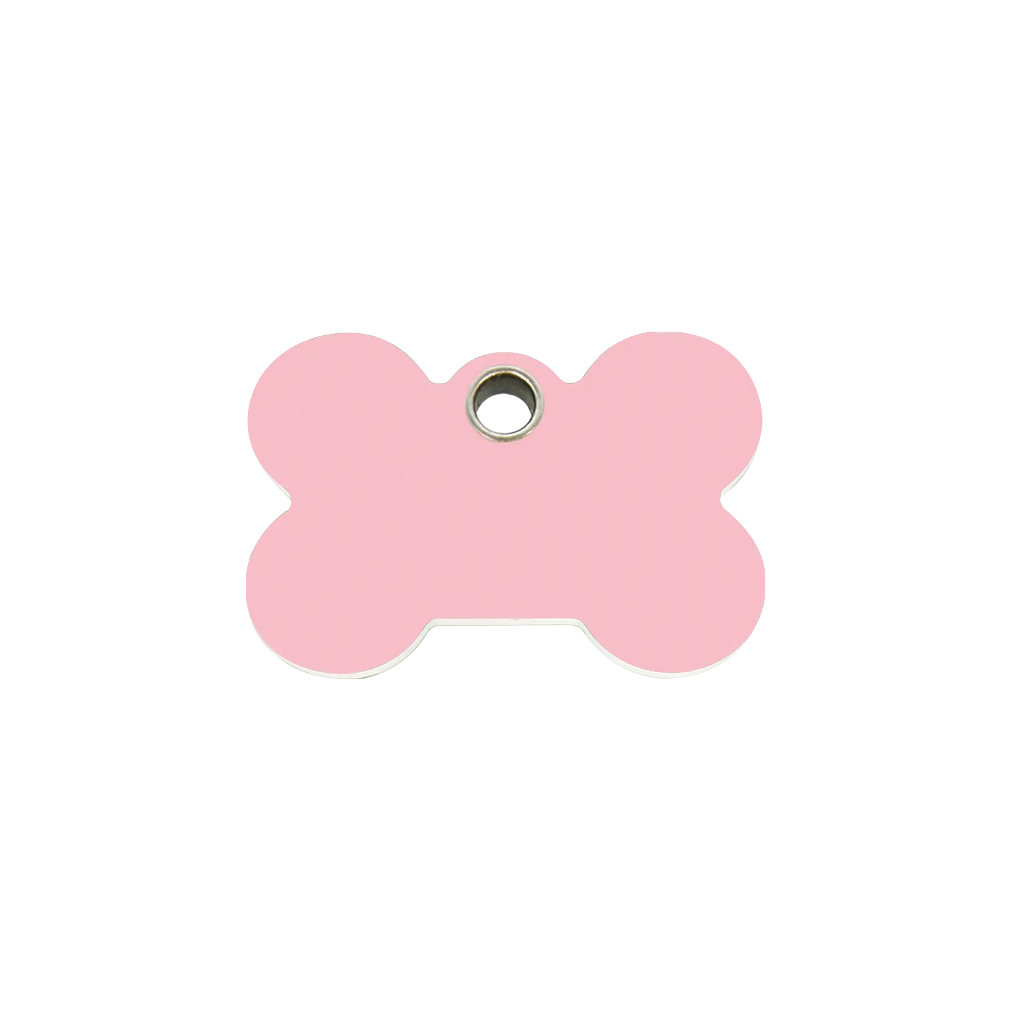 Bone Flat Plastic pet tag