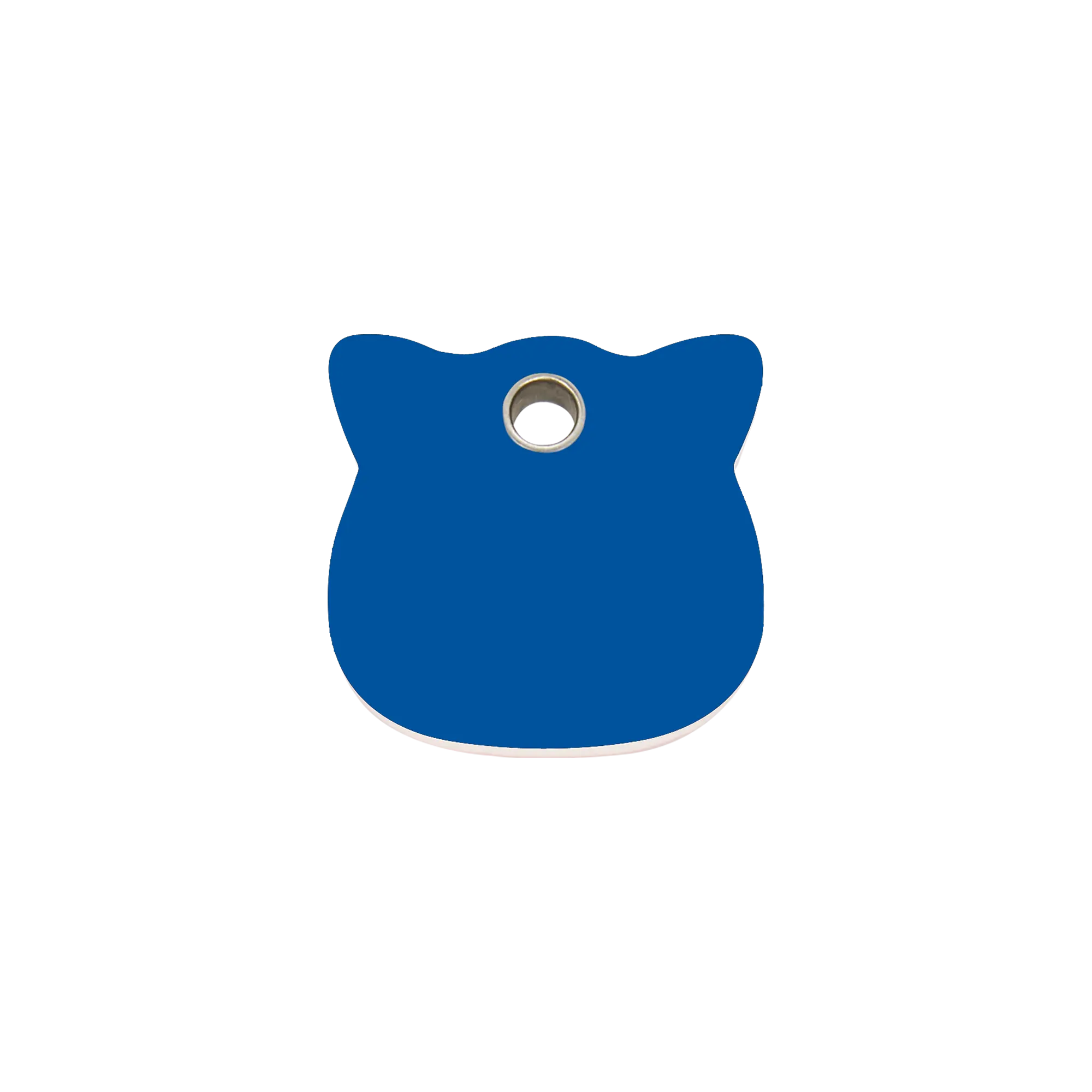 Cat Head Flat Plastic pet tag