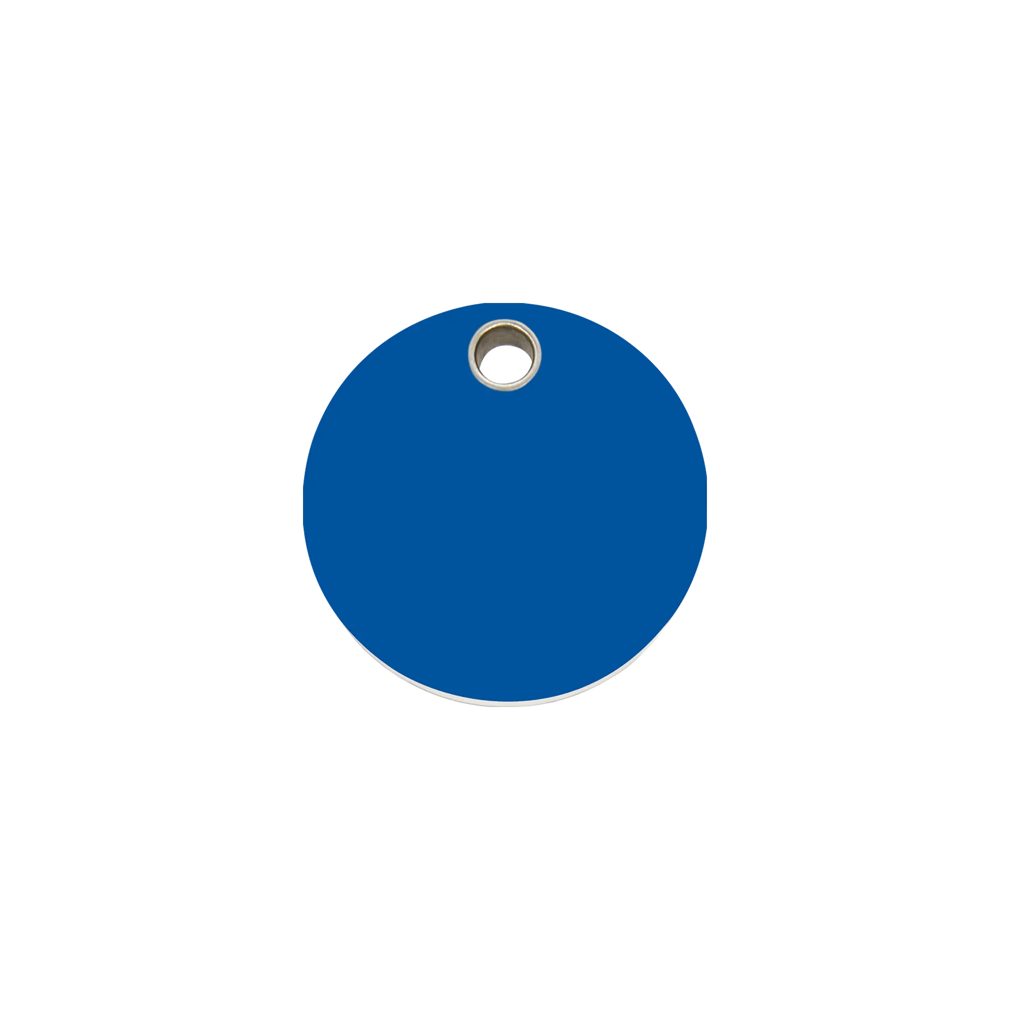 Circle Flat Plastic pet tag