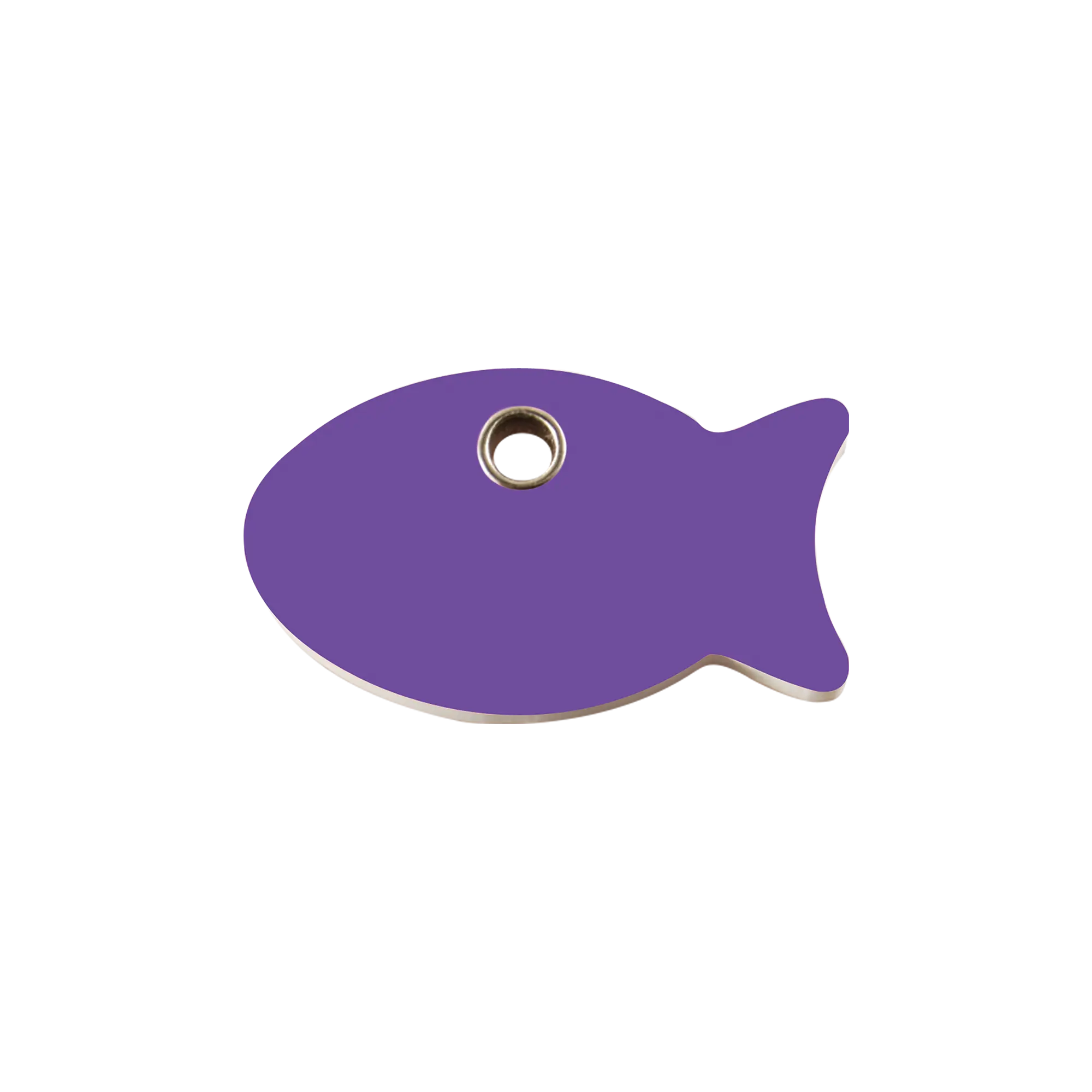 Fish Flat Plastic pet tag