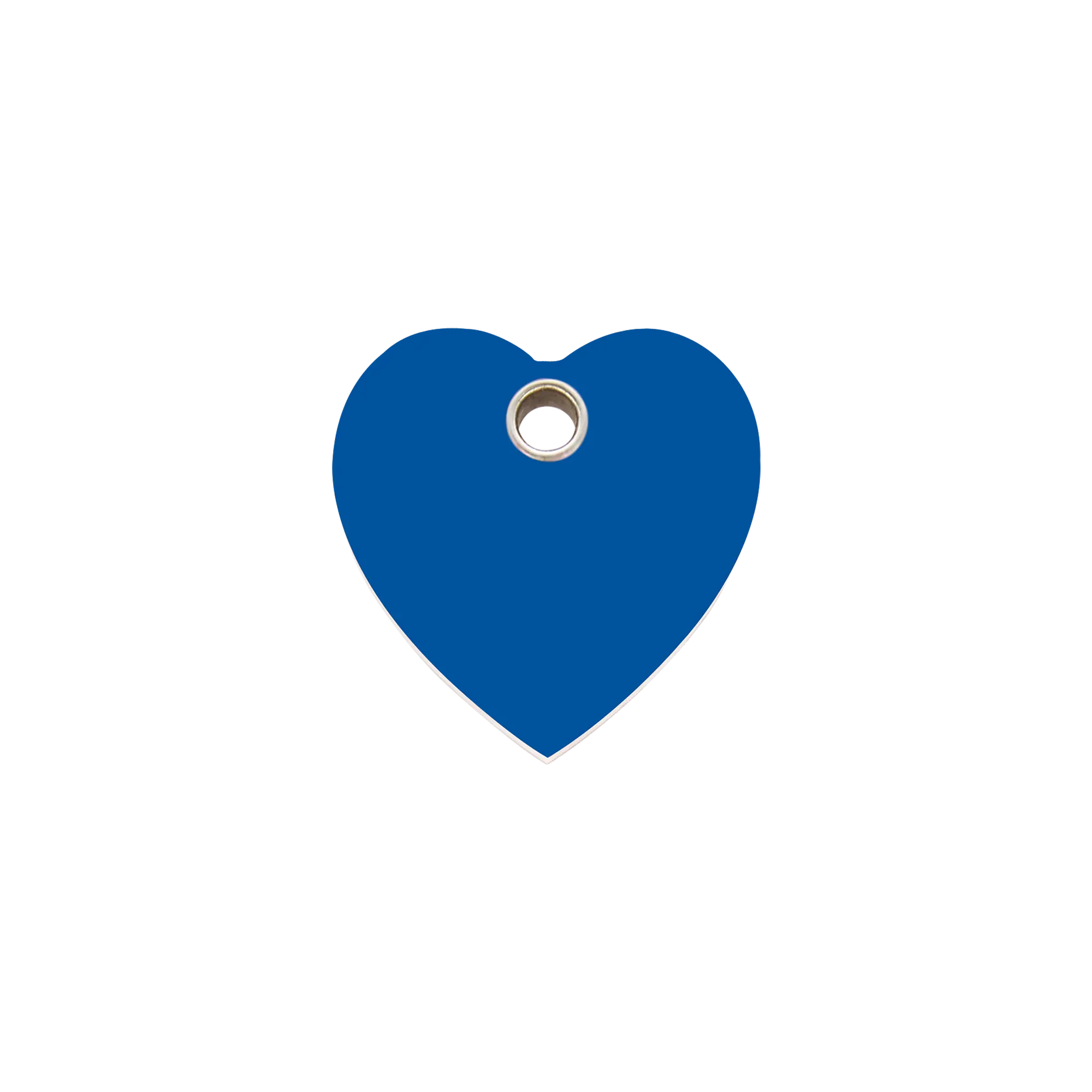 Heart Flat Plastic pet tag