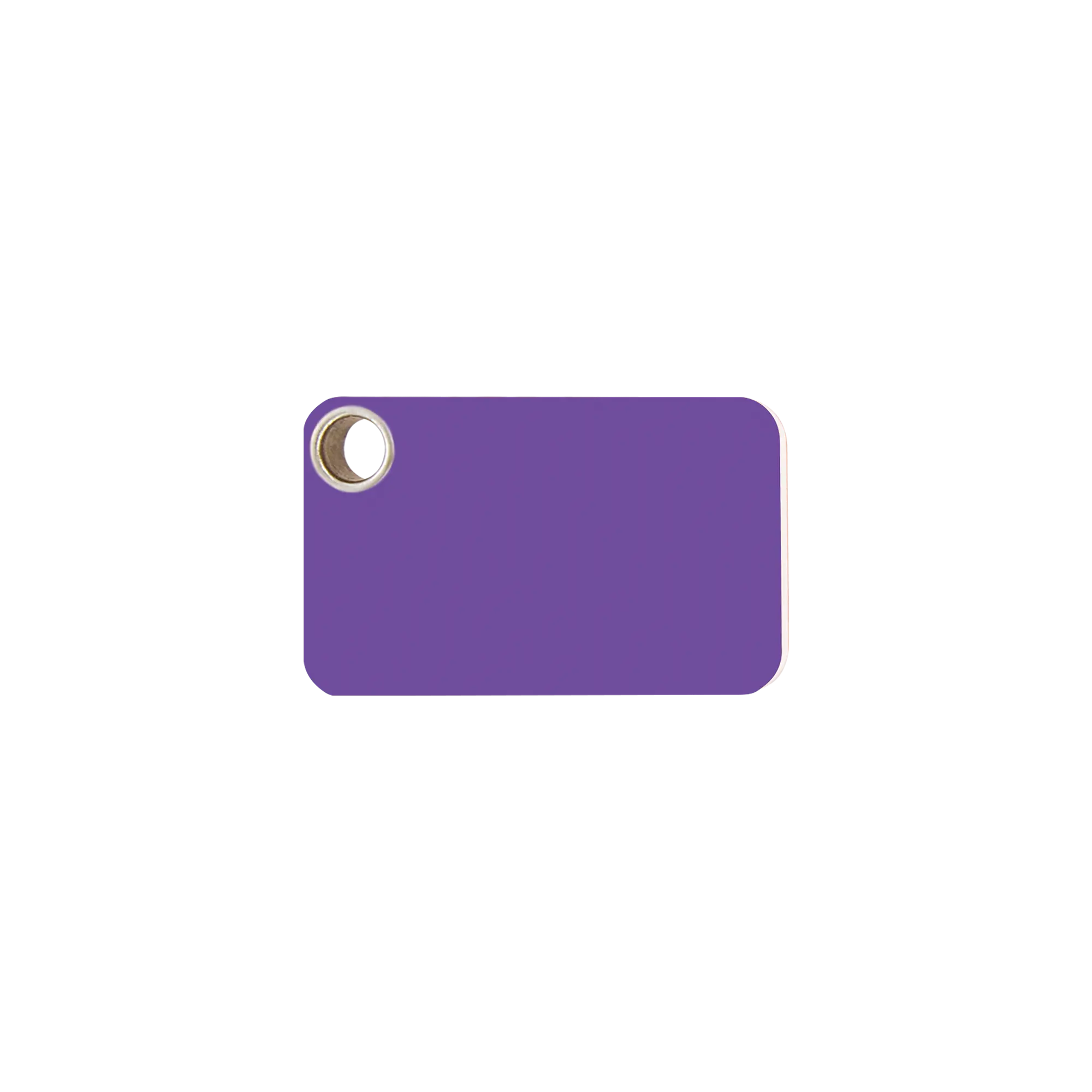 Rectangle Flat Plastic pet tag