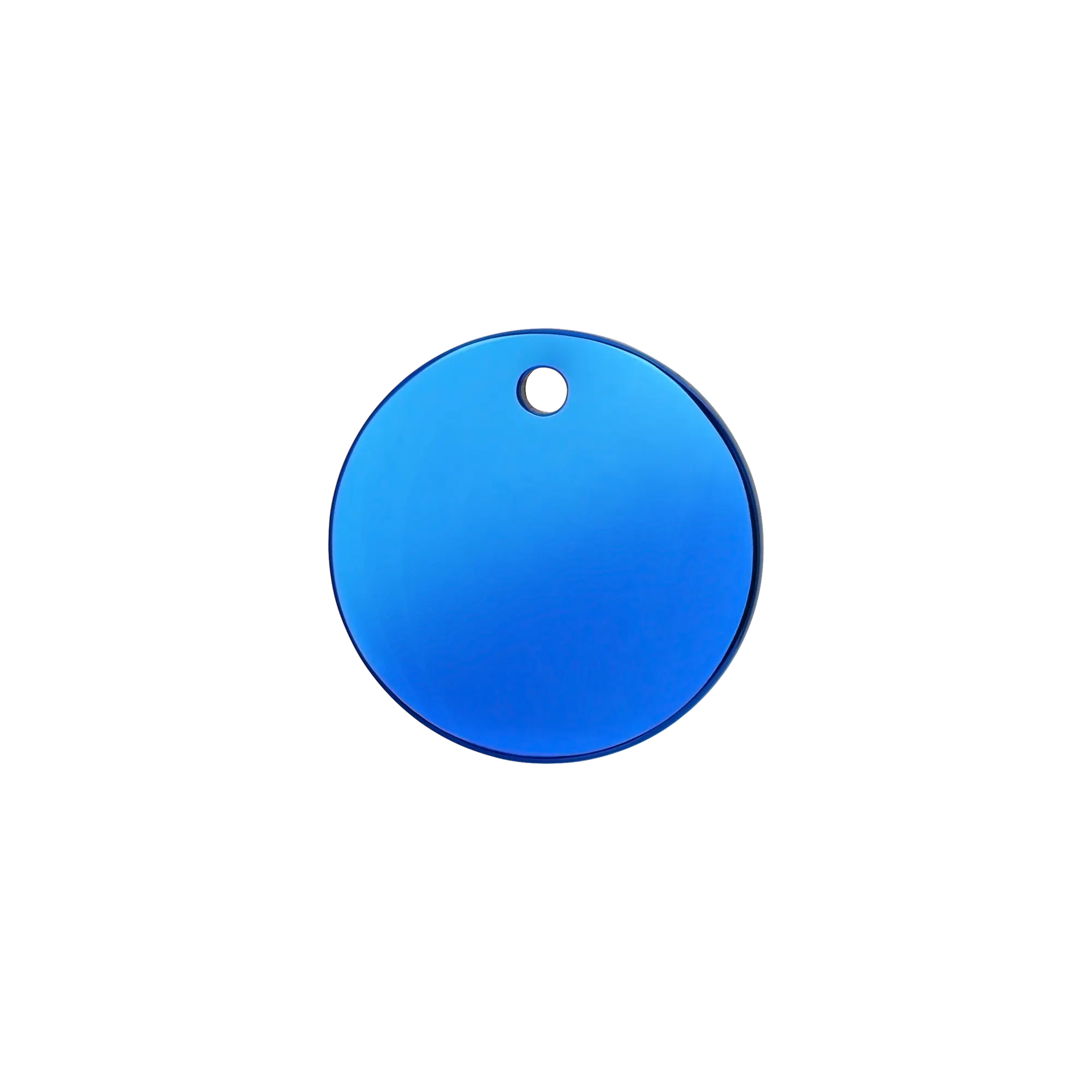 Circle Titanium Coated pet tag