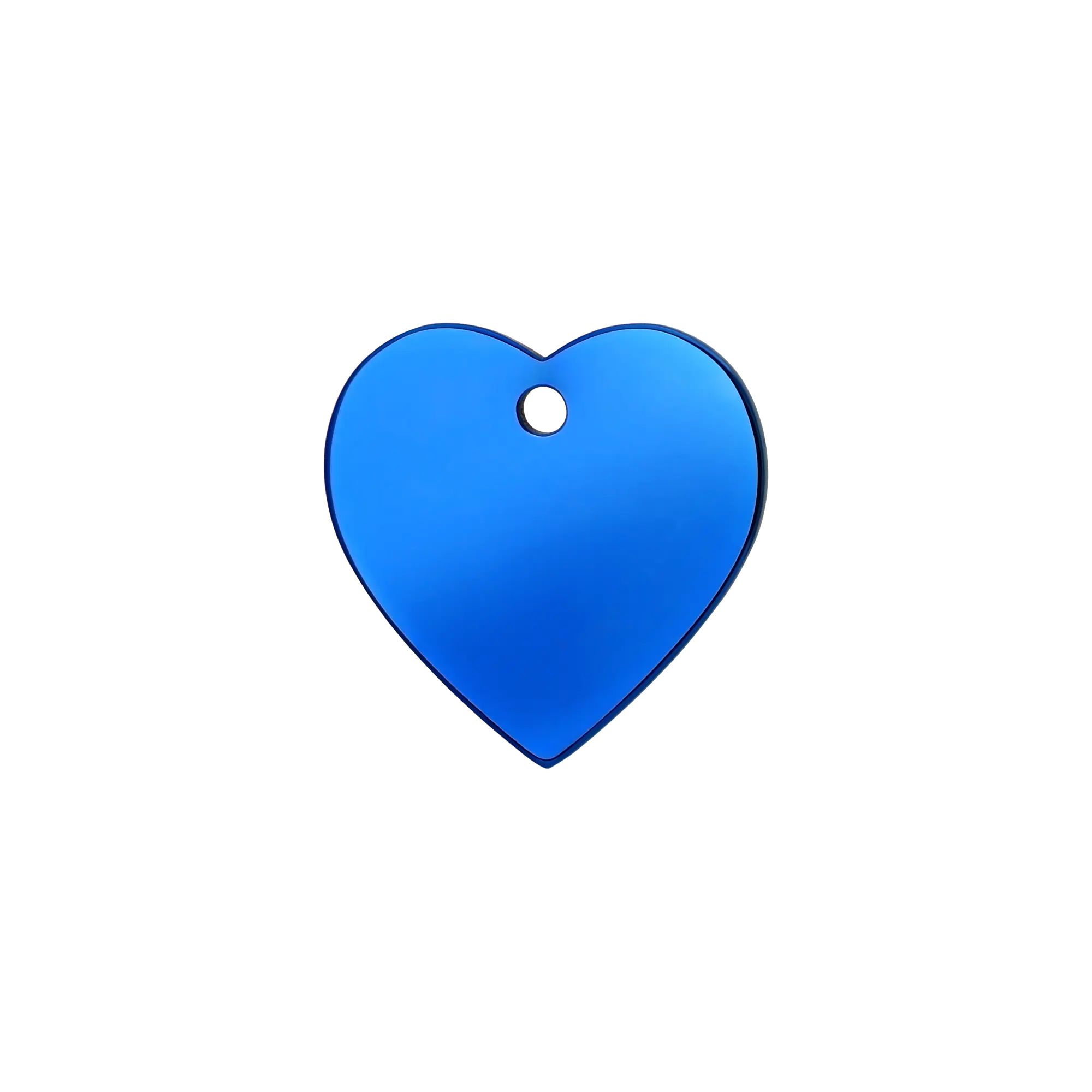 Heart Titanium Coated pet tag