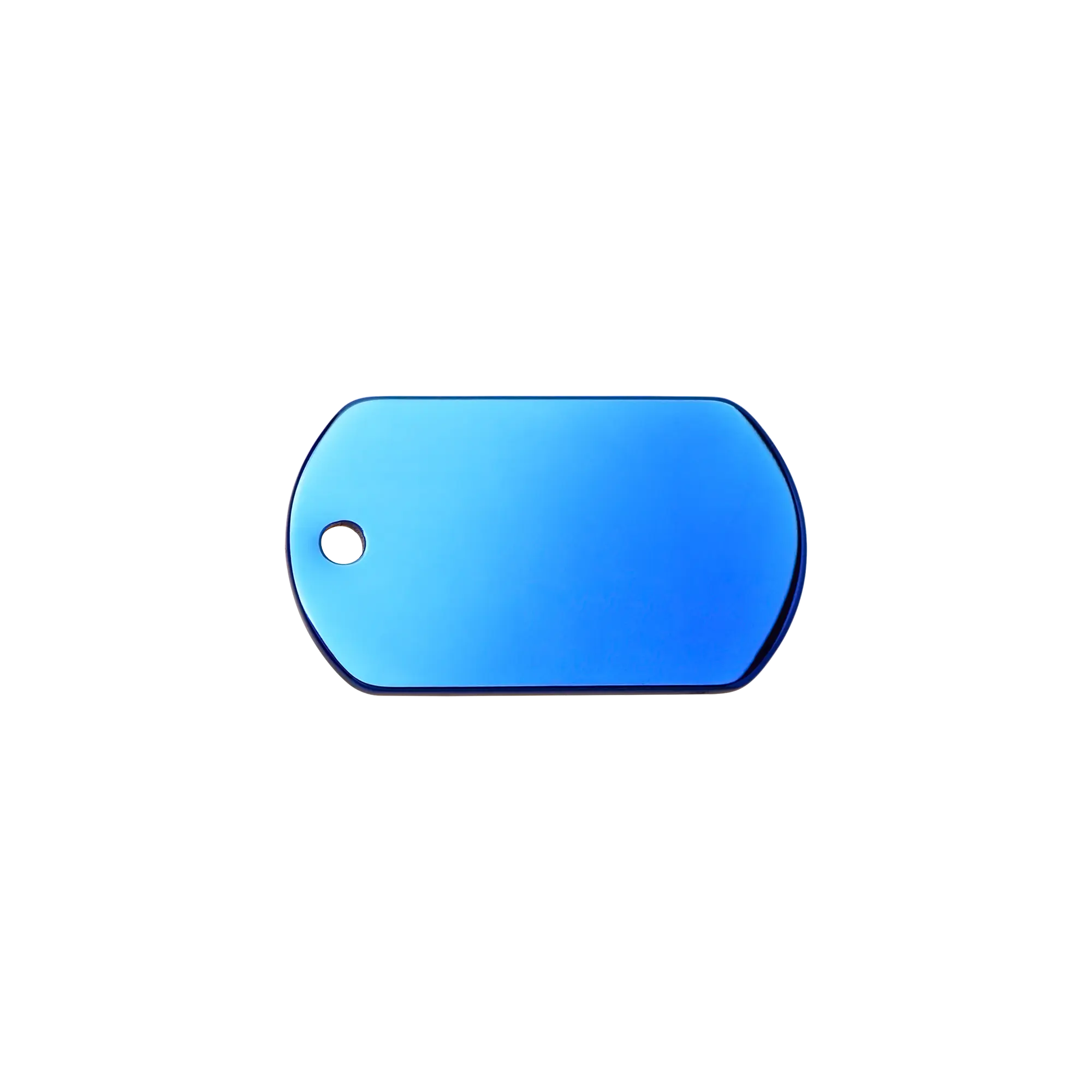Rectangle Titanium Coated pet tag