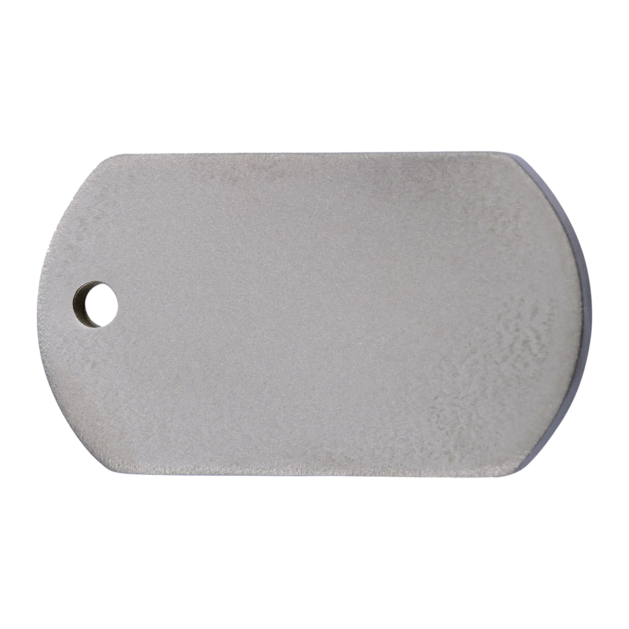 Rectangle Flat Titanium pet tag